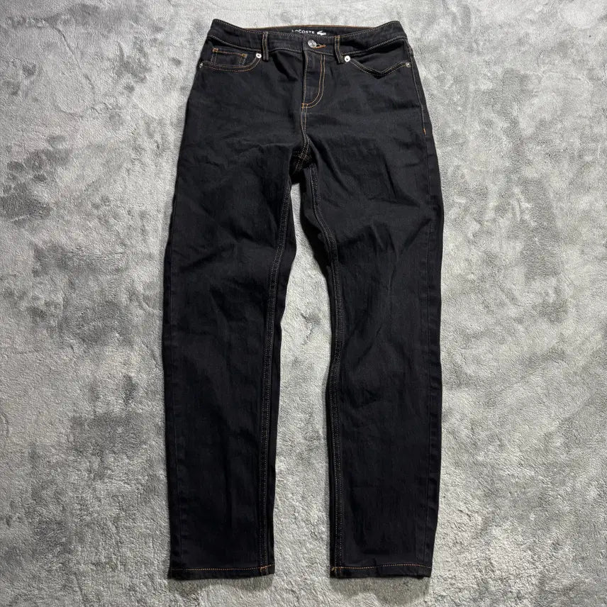 [BUNJANG] Lacoste Black Denim Slim Fit Jeans (Size 28) / 라코스테 흑청 슬림핏 데님 28