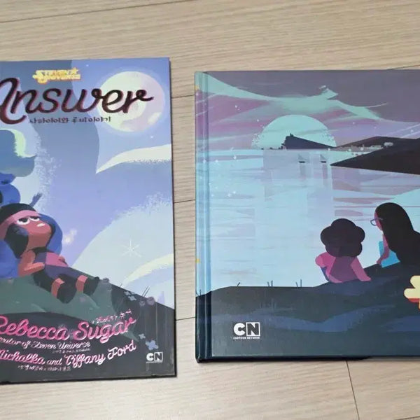 [BUNJANG] Steven Universe The Answer (Sapphire & Ruby Story) + Artbook Bundle / 스티븐 유니버스 디 앤서(사파이어와 루비 이야기)+아트북 일괄
