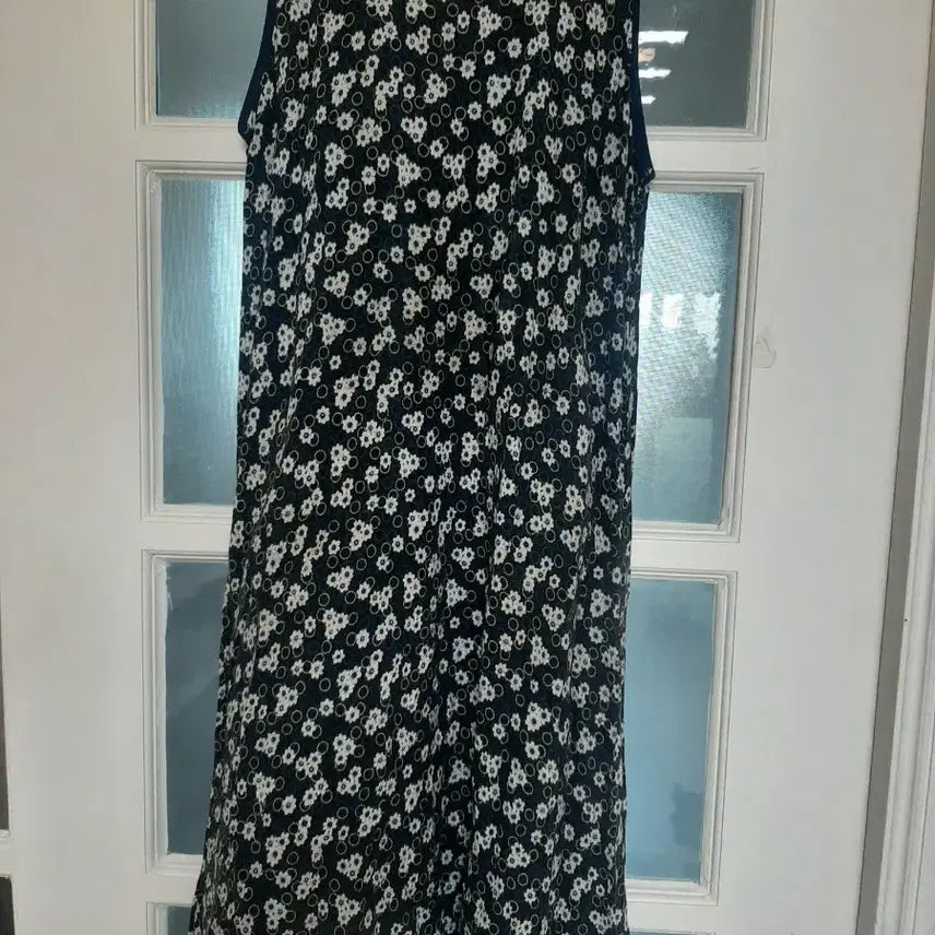 [BUNJANG] Floral Print Sleeveless Homewear Dress / 홈웨어용