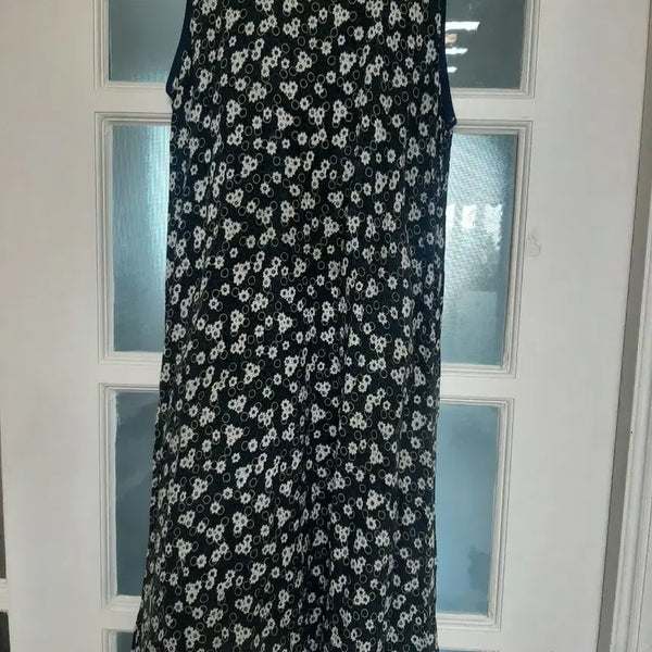 [BUNJANG] Floral Print Sleeveless Homewear Dress / 홈웨어용