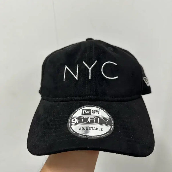 [BUNJANG] New Era 9FORTY NYC Adjustable Cap - Black / <만원빈티지 최저가>뉴에라 9FORTY NYC 블랙 조절 가능 캡