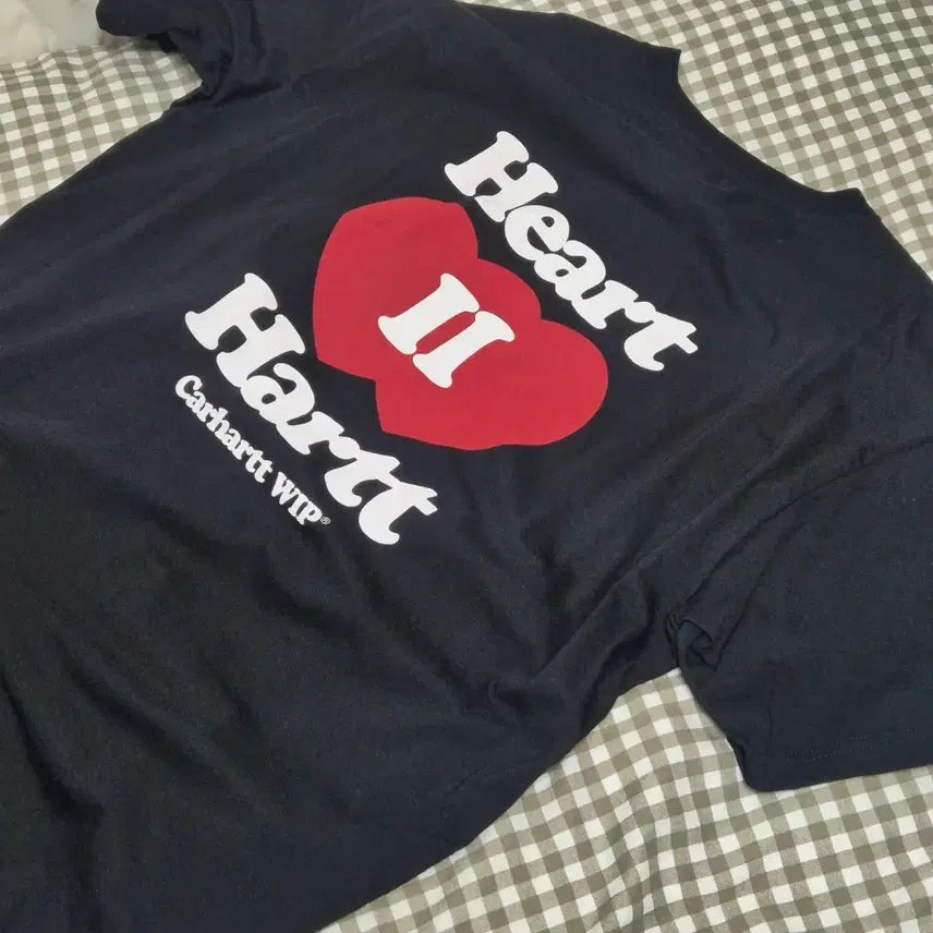 [BUNJANG] Carhartt WIP Heart II T-Shirt Black / 칼하트윕 하트 2 하트 티셔츠 블랙 Heart II Hartt