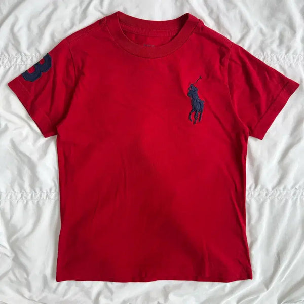 [BUNJANG] Polo Ralph Lauren Big Pony Red T-shirt / 폴로 빅포니 레드 반팔