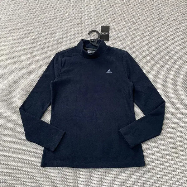 [BUNJANG] Adidas Women's Mock Neck Fleece Performance Long Sleeve Top - New / S 새상품 아디다스 여성 목폴라 기모 기능티 B.5331