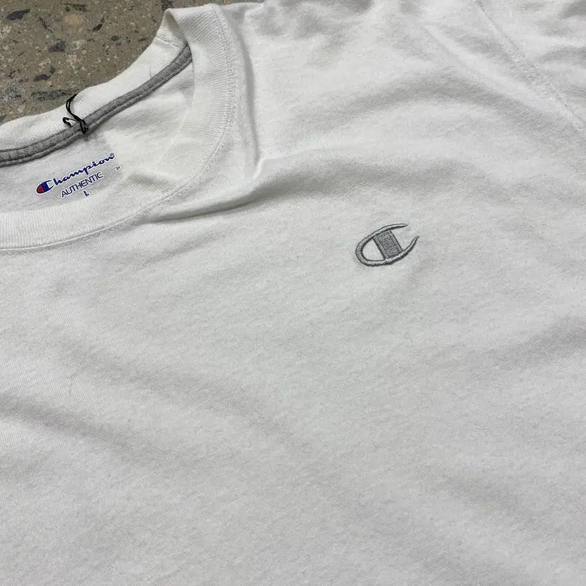 [BUNJANG] Champion T-Shirt Size L / 챔피온 1/2 티셔츠 (Man L)/[H1182]