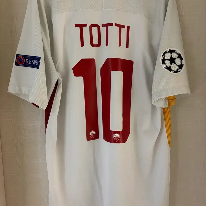 [BUNJANG] AS Roma 2017-2018 Away Francesco Totti Authentic Football Jersey (Size L) / 17-18 AS로마 어웨이 토티 유니폼 정품