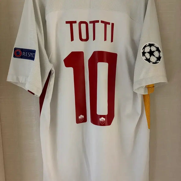 [BUNJANG] AS Roma 2017-2018 Away Francesco Totti Authentic Football Jersey (Size L) / 17-18 AS로마 어웨이 토티 유니폼 정품