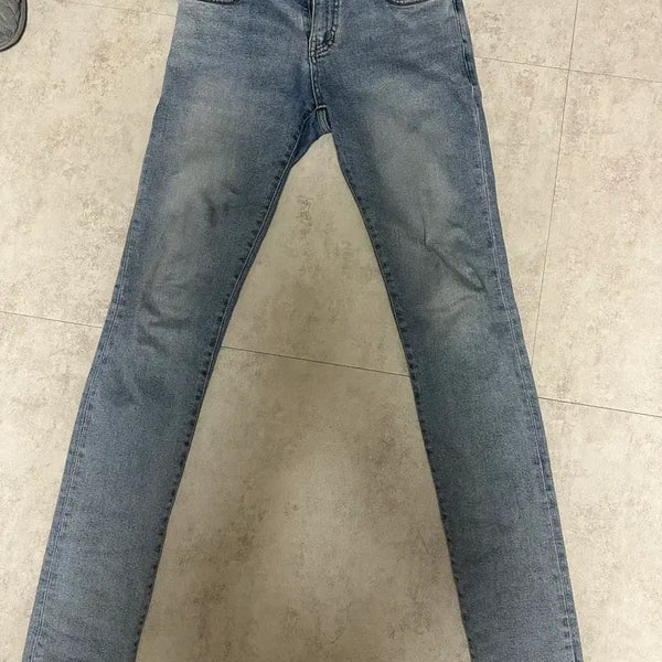 [BUNJANG] Saint Laurent Style Light Wash Jeans / 생로랑 스타일 연청진