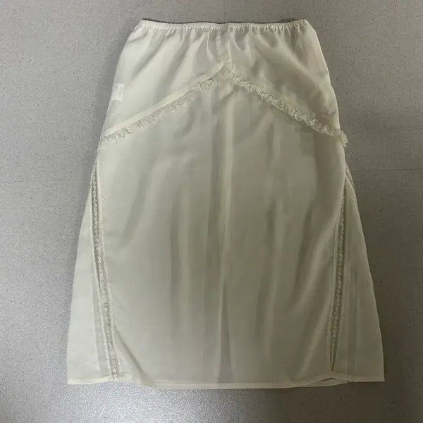 [BUNJANG] Freckle Midi Lace Skirt / 프레클 미디 레이스 스커트