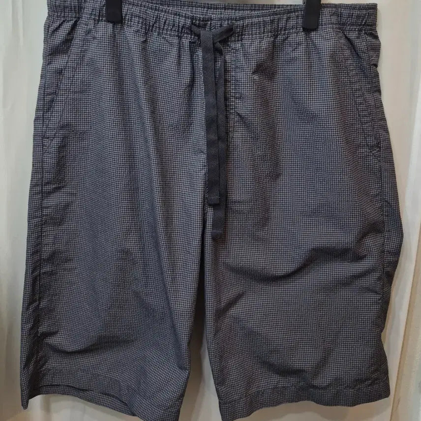 [BUNJANG] Jaju Check Pattern Banding Shorts Size 105 / 자주 체크 패턴 밴딩 반바지