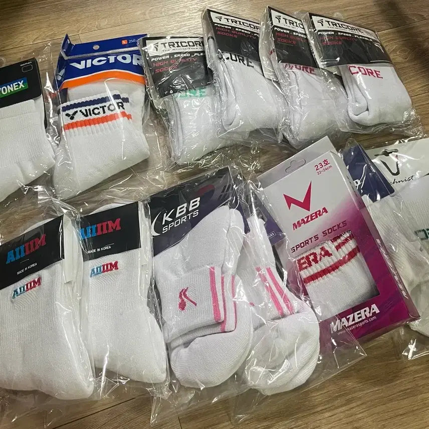 [BUNJANG] Women's Badminton Socks Bundle / 배드민턴 여성 양말 일괄 판매