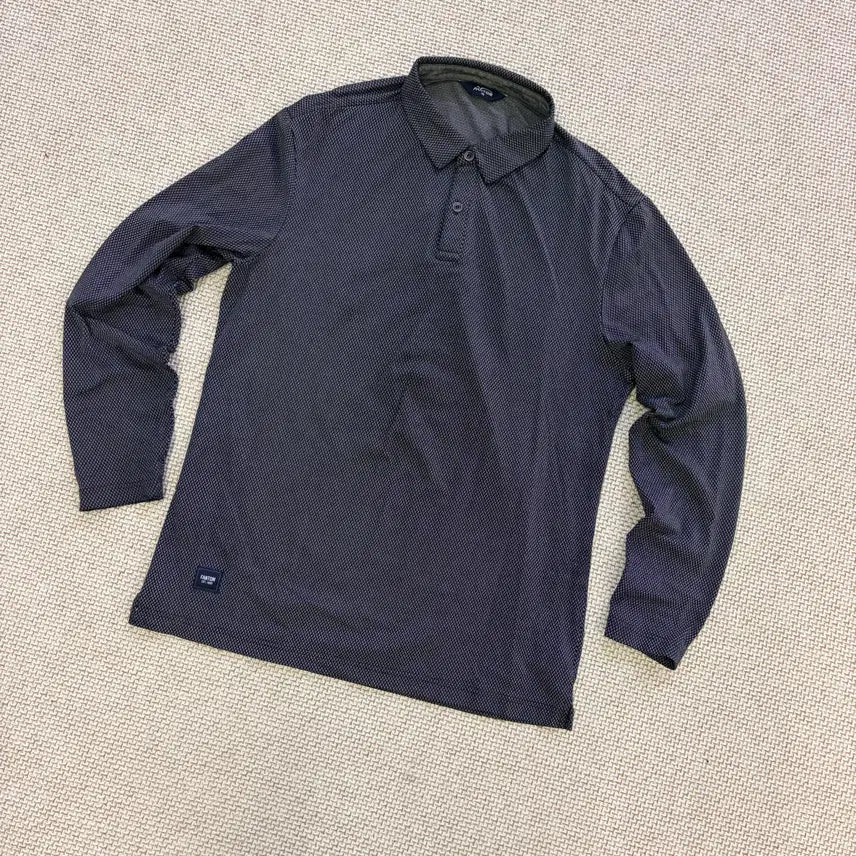 [BUNJANG] Phantom Performance Long-Sleeve Collar T-Shirt / 100 팬텀 기능성 긴팔 카라티 0723D2