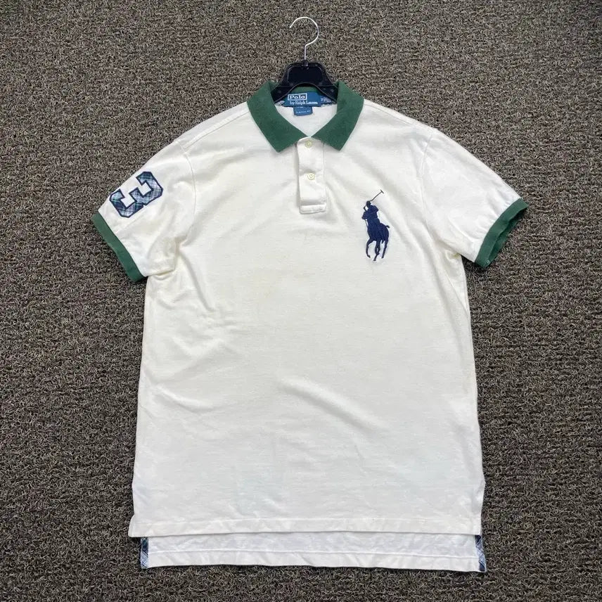 [BUNJANG] Polo Ralph Lauren Big Pony Pique T-Shirt White / 폴로 랄프로렌 빅포니 화이트 피케 티셔츠