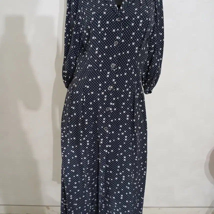 [BUNJANG] Beaker Printed Long Dress / 021 비이커 프린트 롱 원피스