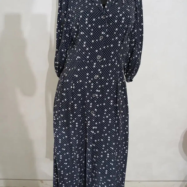 [BUNJANG] Beaker Printed Long Dress / 021 비이커 프린트 롱 원피스