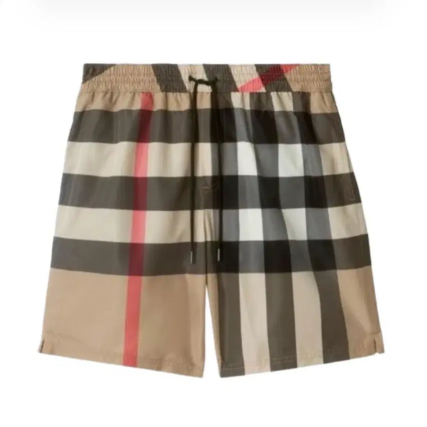 [BUNJANG] Burberry Check Swim Pants Beige S / 버버리 체크 스윔 팬츠 베이지 s