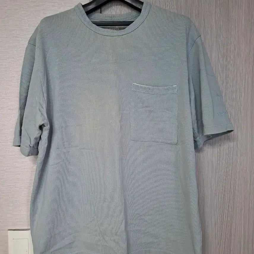 [BUNJANG] Roughside Primary Short Sleeve T-Shirt Sky Blue Size 1 / 러프사이드 프라이머리 반팔 스카이블루 1사이즈