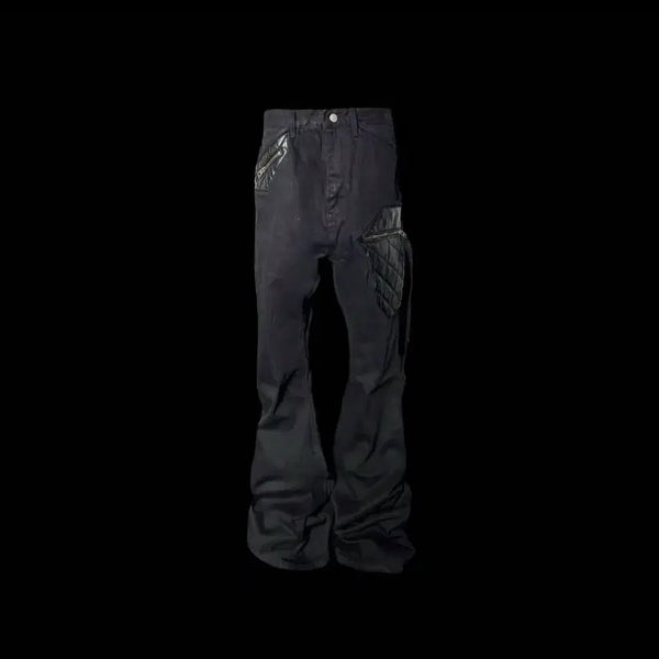 [BUNJANG] Emosstance Club Leather Patch Flare V2 Denim / 에모스탠스클럽 레더패치 플레어 v2