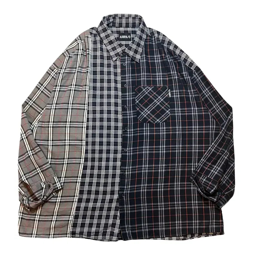 [BUNJANG] AZ BY AZ Big Check Shirt / 아조바이아조 빅 체크 셔츠