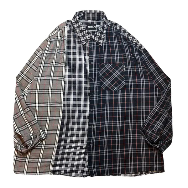 [BUNJANG] AZ BY AZ Big Check Shirt / 아조바이아조 빅 체크 셔츠