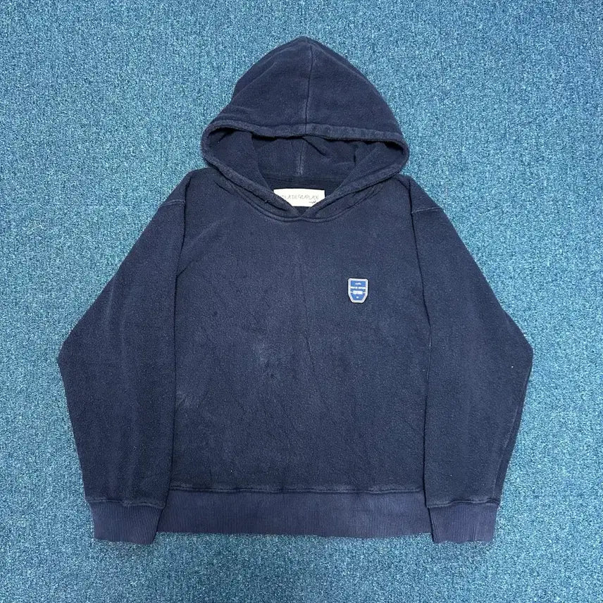 [BUNJANG] Via Plain Navy Hoodie / 비아플레인 네이비 후드티