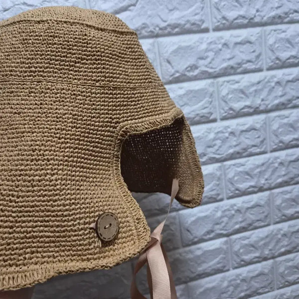 [BUNJANG] paper100 Rattan Bucket Hat / 미사용)paper100 라탄 벙거지 모자