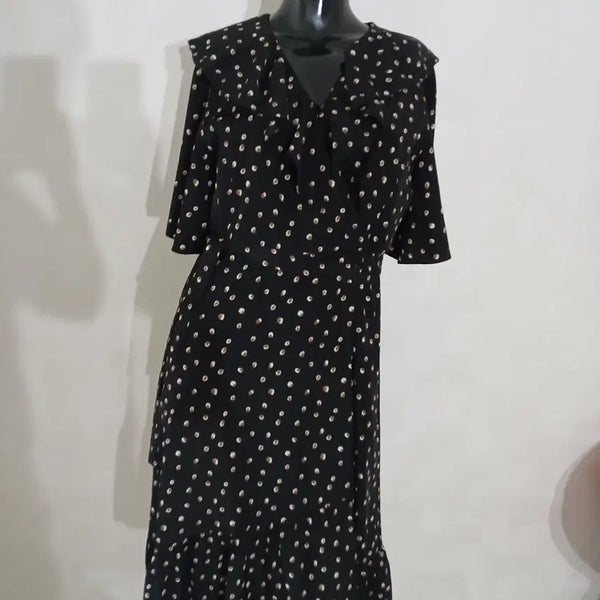 [BUNJANG] It michaa Ruffle Print Dress / 잇미샤 러플 프린트 원피스