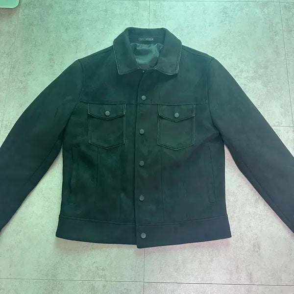 [BUNJANG] Zara Suede Trucker Jacket / 자라 스웨이드 트러커자켓