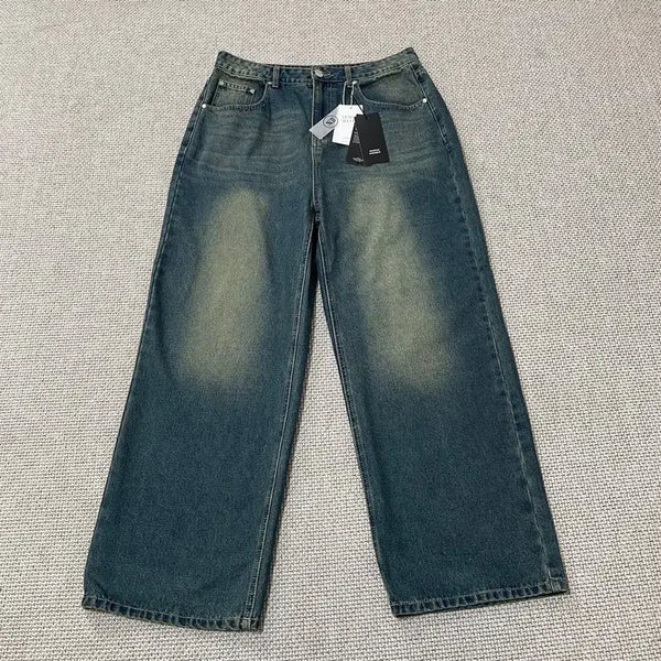 [BUNJANG] Remainsecond Wide Leg Jeans / L 새상품 리메인세컨드 와이드 청바지 하의 B.6616