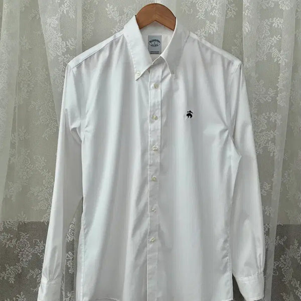 [BUNJANG] Brooks Brothers Stretch Cotton Shirt White / M) 브룩스브라더스 스트레치 코튼 셔츠 화이트