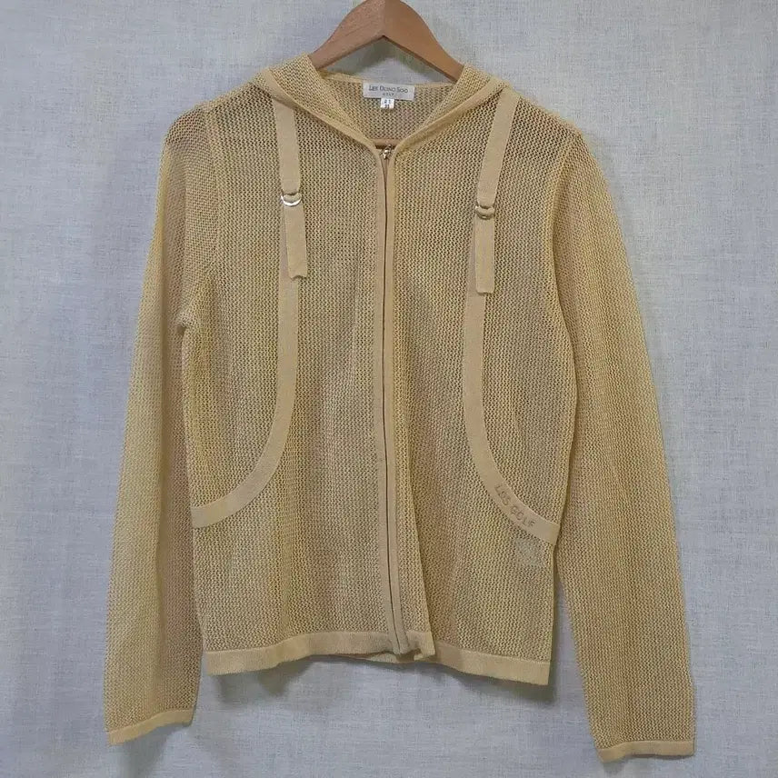[BUNJANG] Lee Dong Soo Golf Women's Summer Mesh Knit Cardigan Jacket - Size 95 / 이동수 골프 정품 여성 95 66 여름 매쉬 니트 가디건 자켓 냉방 골프웨어 시스루