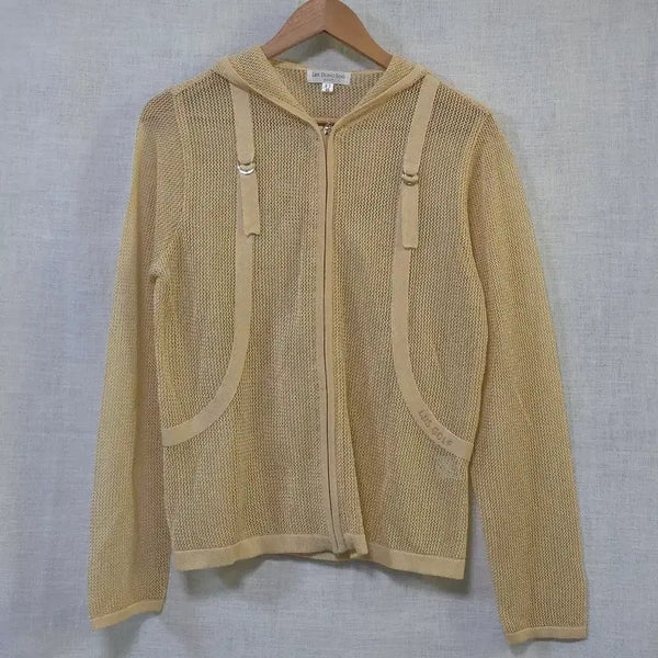 [BUNJANG] Lee Dong Soo Golf Women's Summer Mesh Knit Cardigan Jacket - Size 95 / 이동수 골프 정품 여성 95 66 여름 매쉬 니트 가디건 자켓 냉방 골프웨어 시스루