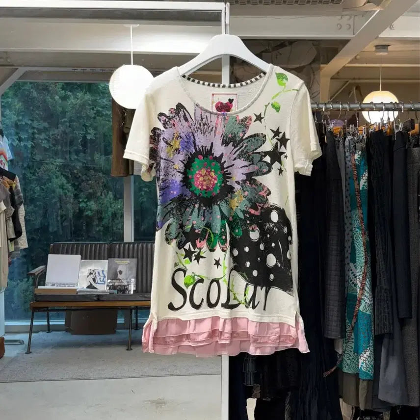 [BUNJANG] Scalar Layered Hemp T-Shirt / 스칼라 레이어드 헴프 티셔츠