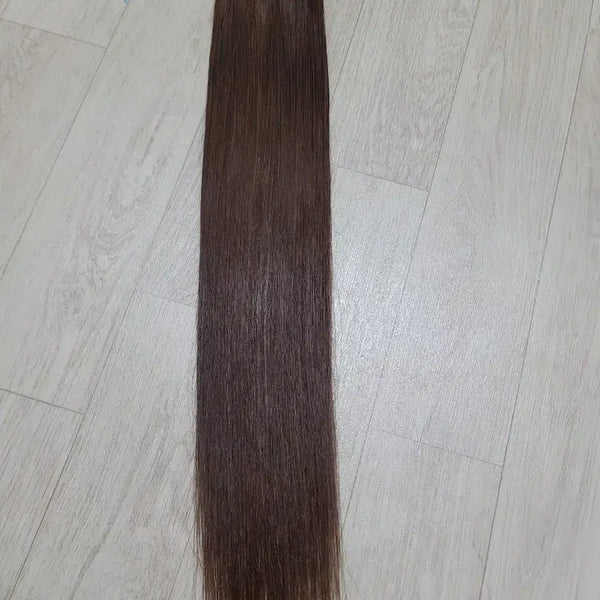 [BUNJANG] 24 Inch 240 Strands Natural Hair Tape-In Extensions / 붙임머리 노팁천연모 24인치 240가닥