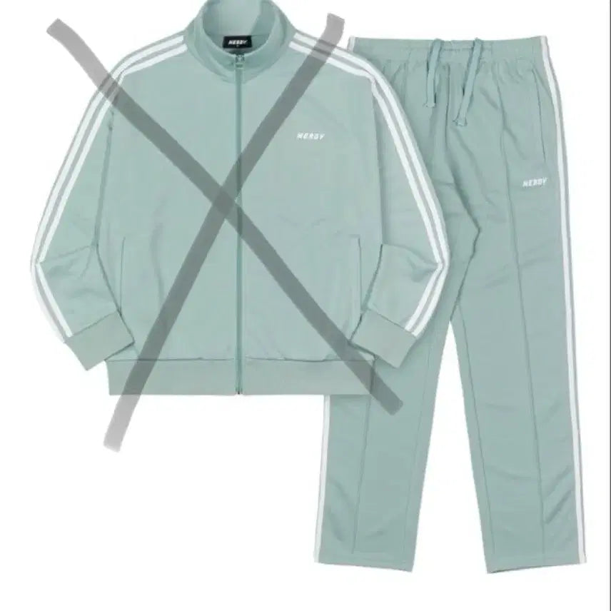 [BUNJANG] NERDY Mint Track Pants / 널디 바지 민트 (새거)