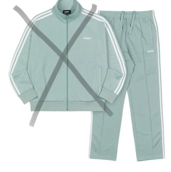 [BUNJANG] NERDY Mint Track Pants / 널디 바지 민트 (새거)