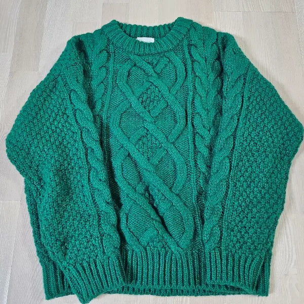 [BUNJANG] Cable Knit Sweater / (새상품)케이블 니트