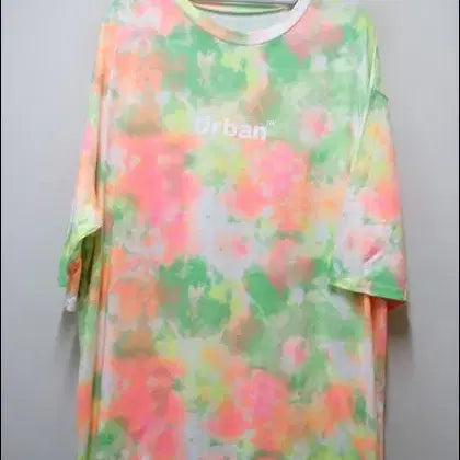 [BUNJANG] Urba Tie-Dye Oversized Cotton Round T-Shirt / Urba 어반 타이다이 오버핏 면라운드티 F