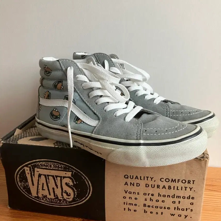 [BUNJANG] Vans x Undercover Hamburger Sk8-Hi Sneakers / 반스 x 언더커버 햄버거 스케이트 하이 260