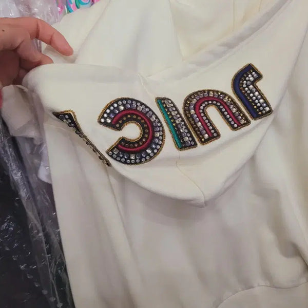 [BUNJANG] Juicy Couture Hoodie Ivory S / 쥬시 꾸뛰 후드티 아이보리 새상품입니다 S