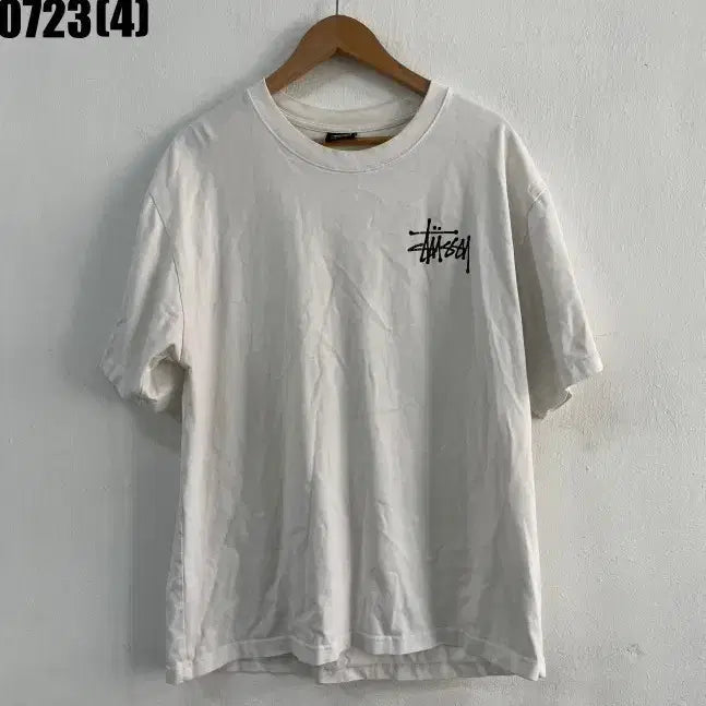 [BUNJANG] Stussy Short Sleeve T-Shirt White XL / 스투시 반팔 티셔츠 화이트 2XL 0723