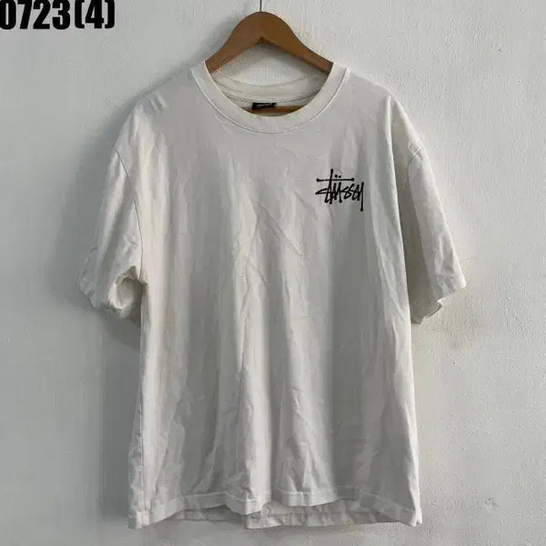 [BUNJANG] Stussy Short Sleeve T-Shirt White XL / 스투시 반팔 티셔츠 화이트 2XL 0723