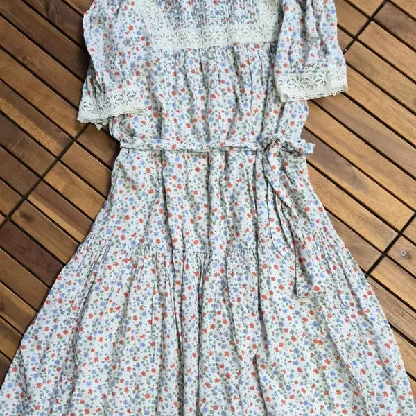 [BUNJANG] Thursday Floral Pattern Long Dress / [써스데이]꽃무늬원피스M