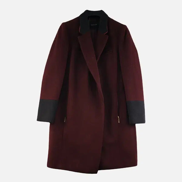 [BUNJANG] Kenneth Lady Women's Wine Coat N8137 / 케네스레이디 와인 여자 코트 88-165 N8137