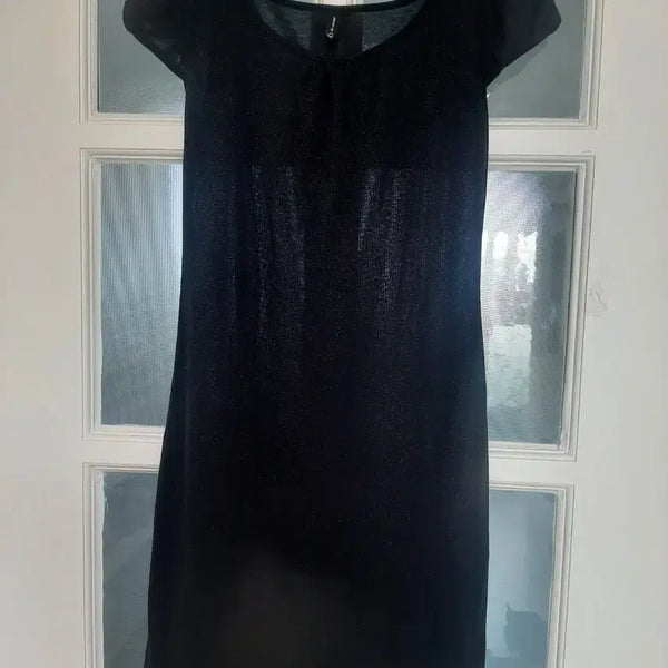 [BUNJANG] Black See-Through Mini Dress / 블랙 시스루 원피스(55)