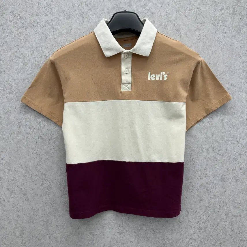 [BUNJANG] Levi's 90s Women's Short Sleeve Collar T-Shirt / 90 리바이스 여자 숏 반팔 카라티