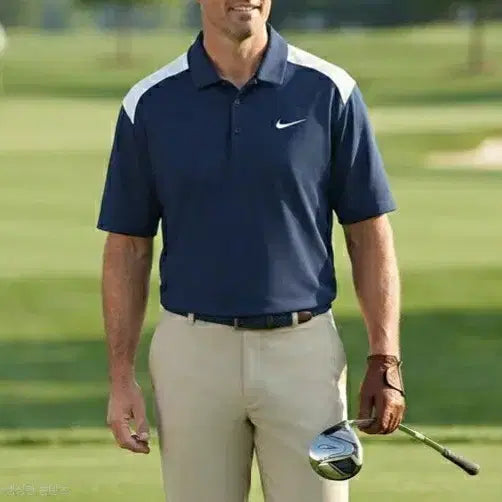 [BUNJANG] Nike Golf Men's Short Sleeve Polo Shirt (Size 100) / [100]나이키골프 반팔 카라티