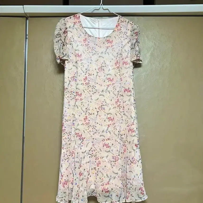 [BUNJANG] Flower Chiffon Dress / 플라워 쉬폰 원피스 판매합니다(색상2가지)
