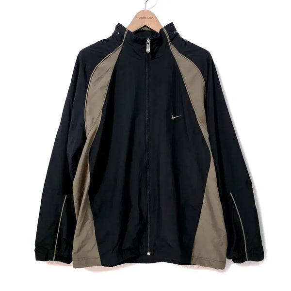 [BUNJANG] Nike 2000s Track Jacket Black/Olive XL / [XL] 나이키 2000s 트랙 자켓 블랙/ 올리브