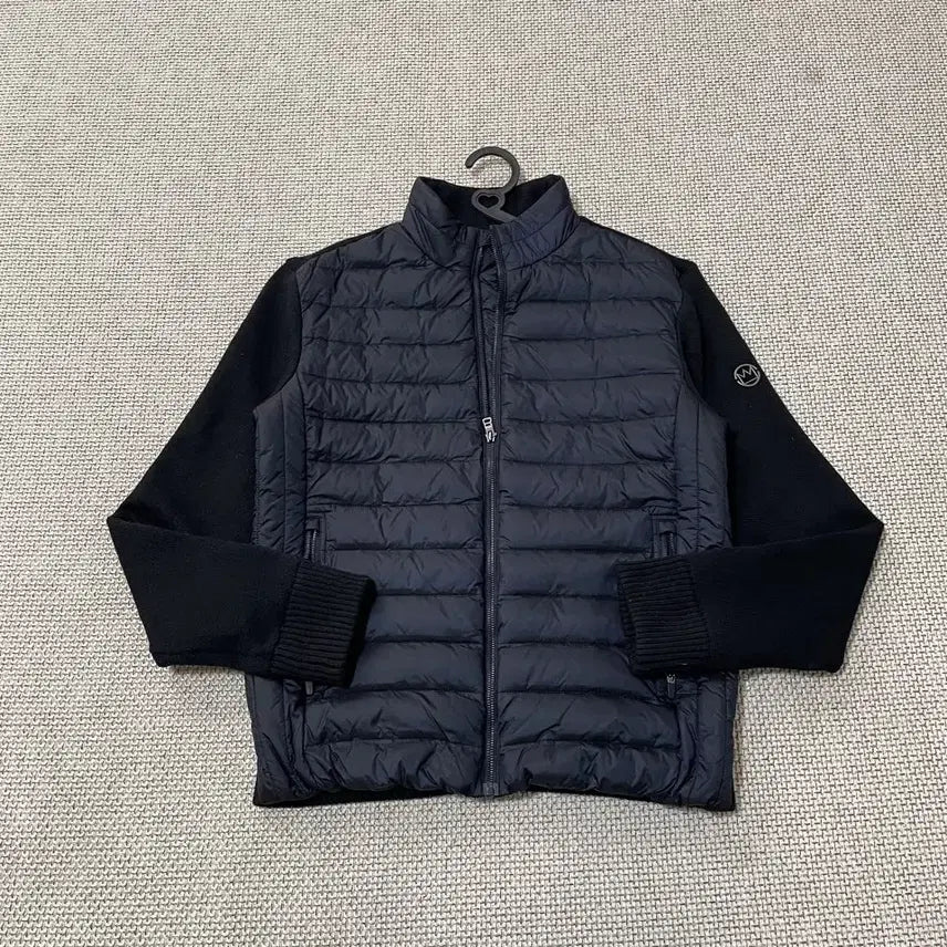 [BUNJANG] Jean-Michel Basquiat Goose Down Padded Knit Zip-Up Jacket M / M 장미쉘바스키아 구스다운 패딩 니트 집업 B.6622